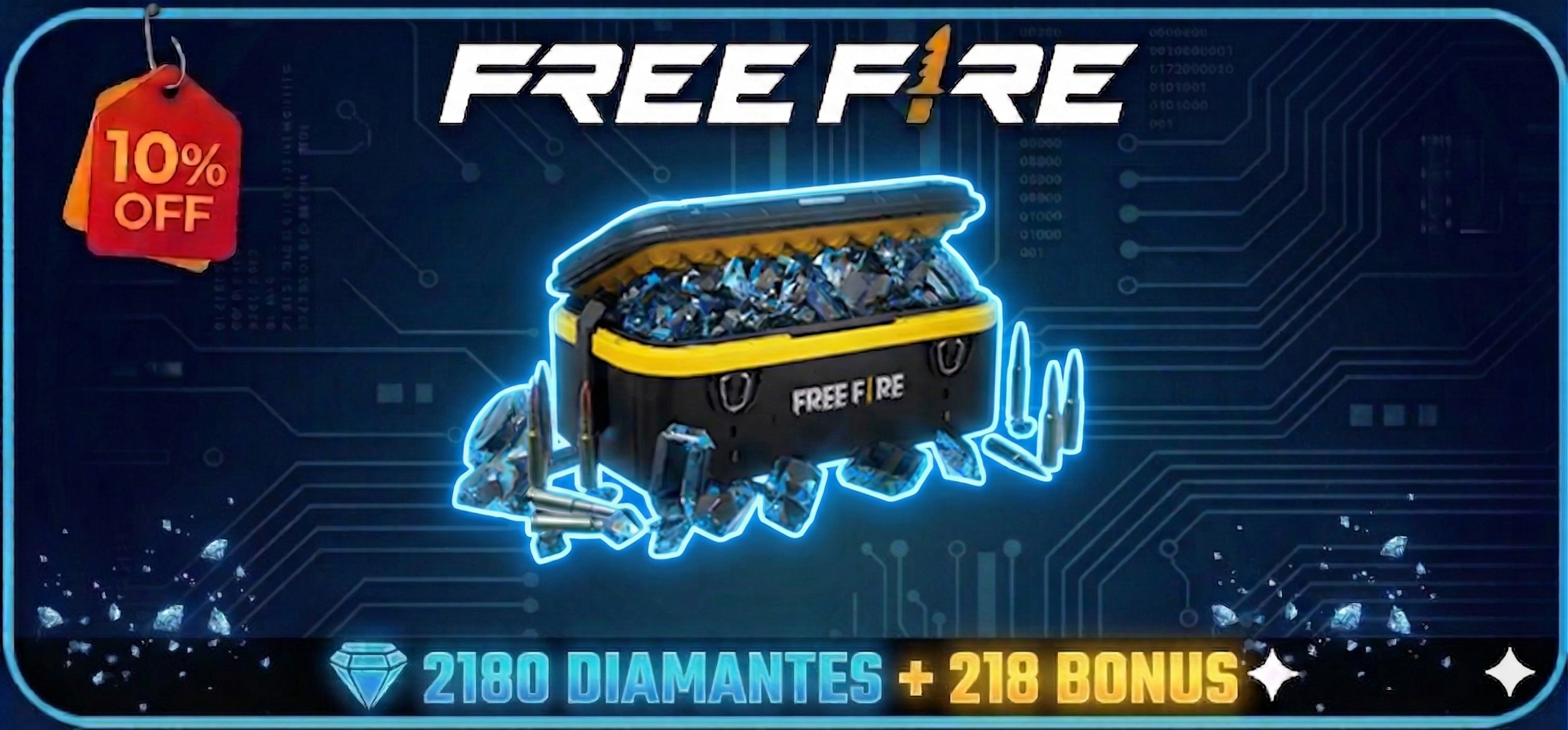 2180 + 218 diamantes